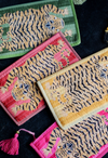 Tiger Cotton Printed Pouch