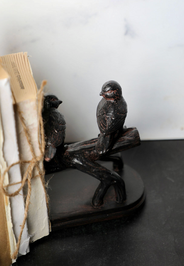 Bird on Branch Bookends, Set of 2