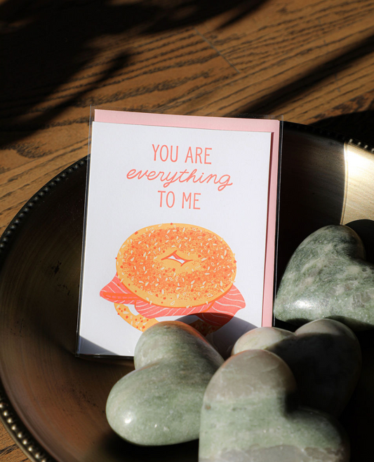Everything Bagel Love Card