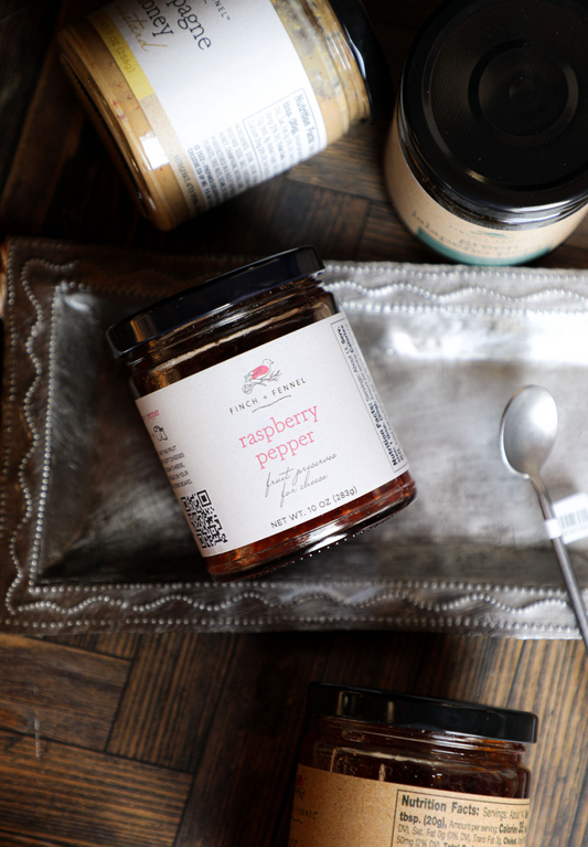 10 oz. Raspberry Pepper Fruit Preserves for Cheese