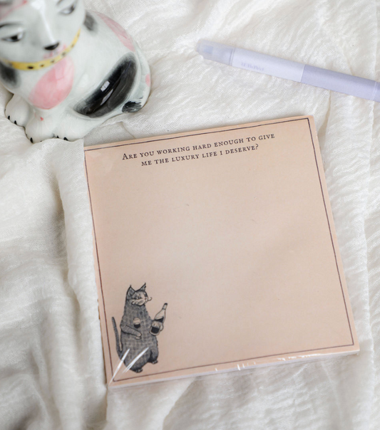 Are You Working Hard Enough Square Notepad