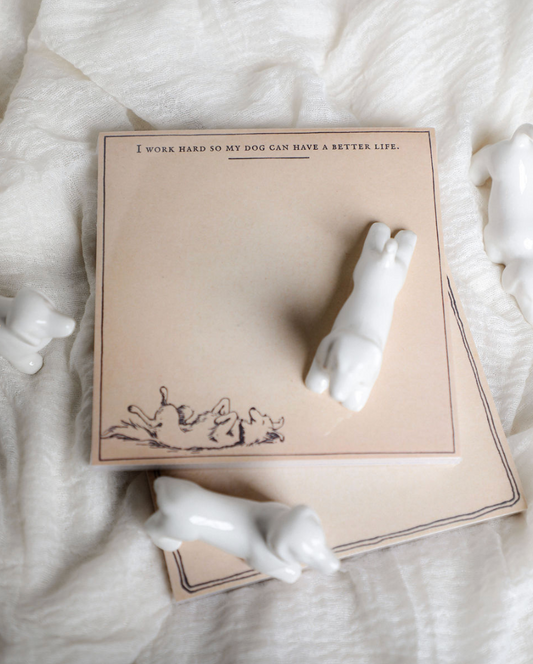 My Dog Can Have a Better Life Square Notepad