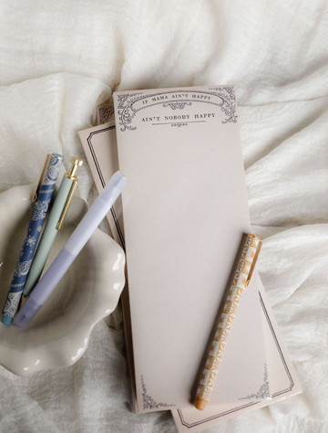 If Mama Ain't Happy Skinny Notepad