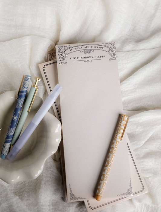 If Mama Ain't Happy Skinny Notepad