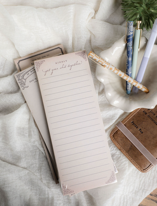 Kindly Get Your Sh** Together Skinny Notepad