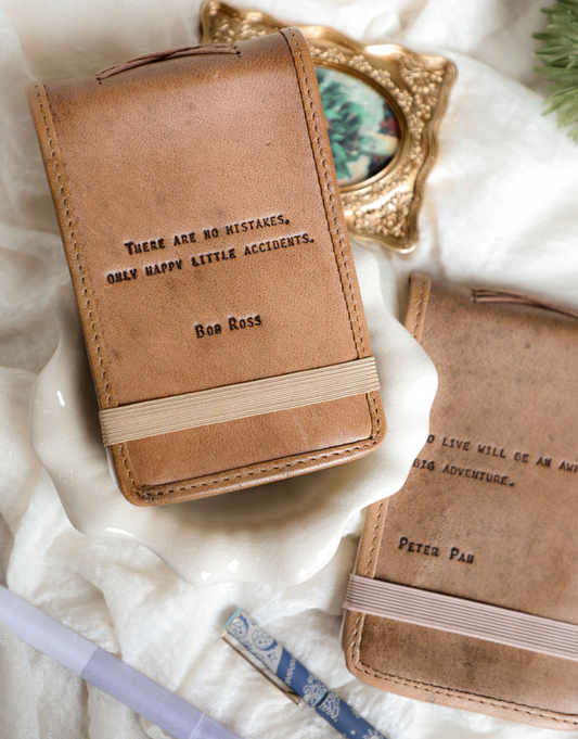 Mini Leather Journal 4" x 6"