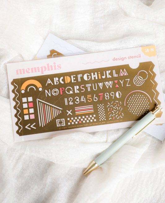 Memphis Design Stencil