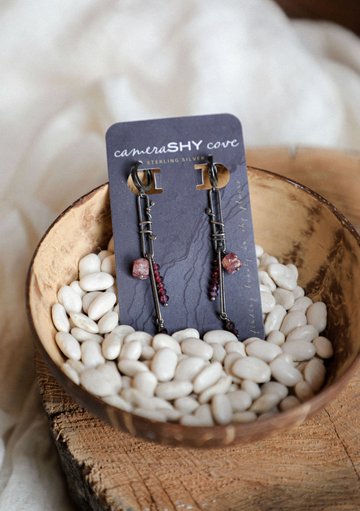 Camera Shy Huggie Link Dangles