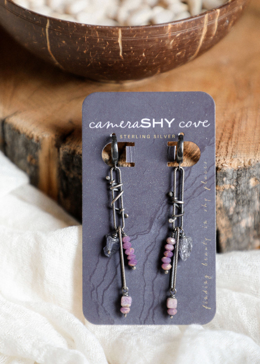 Camera Shy Huggie Link Dangles