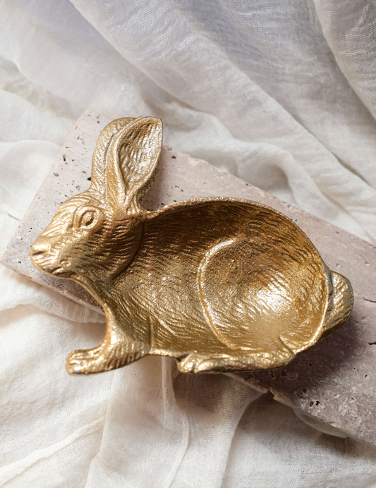 Cast Aluminum Rabbit Shaped Dish