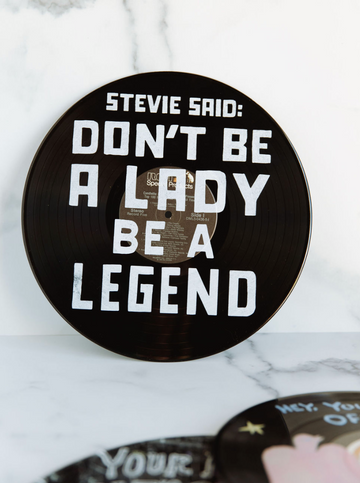Hand-Painted Vinyl Record