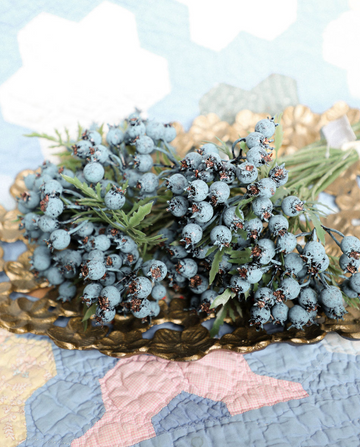 Artificial Blueberry Bundle