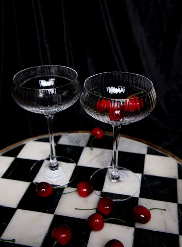 Clear Champagne Coupe