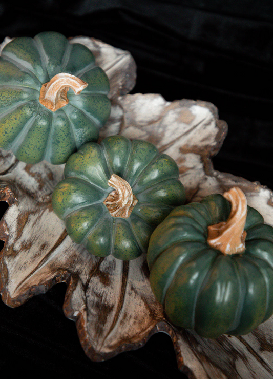 Green Resin Pumpkins