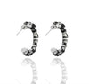 Petite Silk Braided Hoops