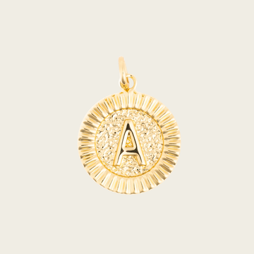 Circle Letter Charm