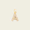 Sparkle Letter Charm