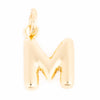 Shiny Gold Letter Charm
