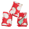 Mighty Mini Towel (Set of 3) Reversible - HGC Santa Baby: Red