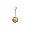 Hammered Stainless Steel Spoon, Gold Finish