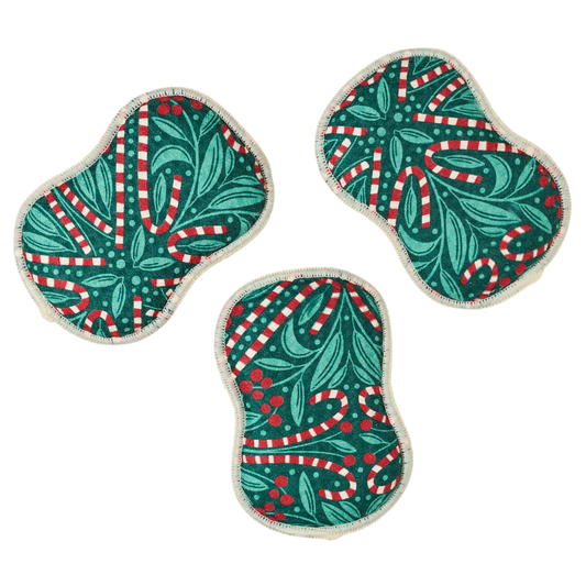 Reusable Sponges (Set of 3) - RJW Candy Maze: Dark Green