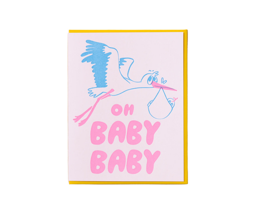 Oh Baby Baby Card