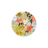 Floral coasters from Margaret Jeane featuring a colorful watercolor botanical pattern.
