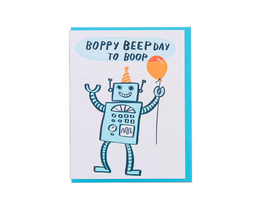 Robot Birthday Card