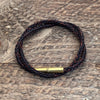Flint Braided Bracelet: Brown / L