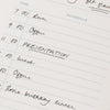 Undated daily planning pad from Picnic with a schedule and a to-do list visible.
