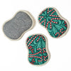 Reusable Sponges (Set of 3) - RJW Candy Maze: Dark Green