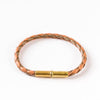 Flint Single Waxed Canvas Bracelet: Black / Medium
