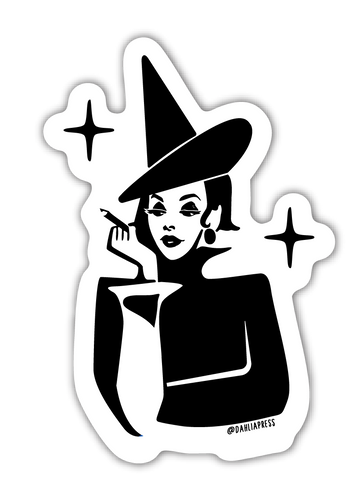 Witch - Vinyl Die Cut Sticker