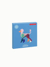 Colorful 3D poodle ornament by Studio ROOF, displayed on a blue box with text.