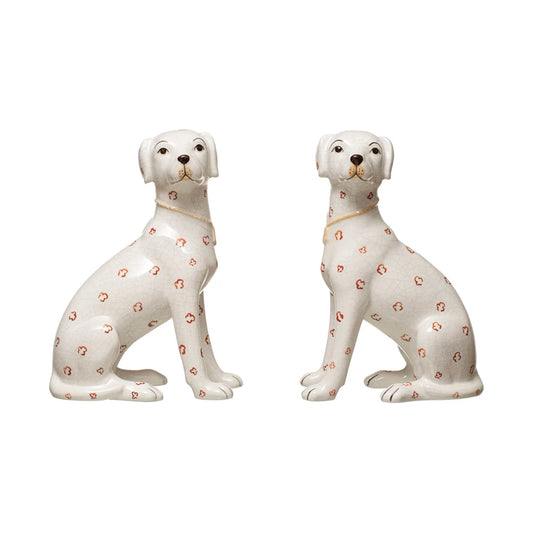Hand Painted Ceramic Dog, 2 Styles