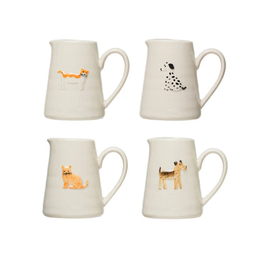 Stoneware Best Friends Creamer