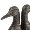 Cast Iron Duck Head Bookends, Set of 2