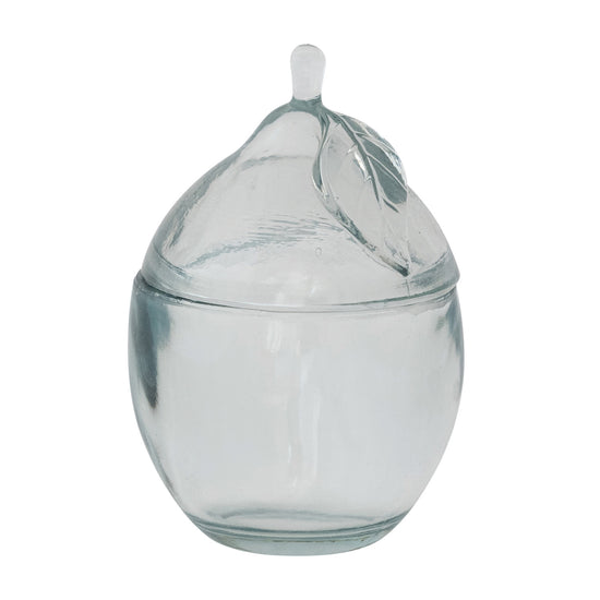 8 oz. Recycled Pressed Glass Lemon Shaped Jar