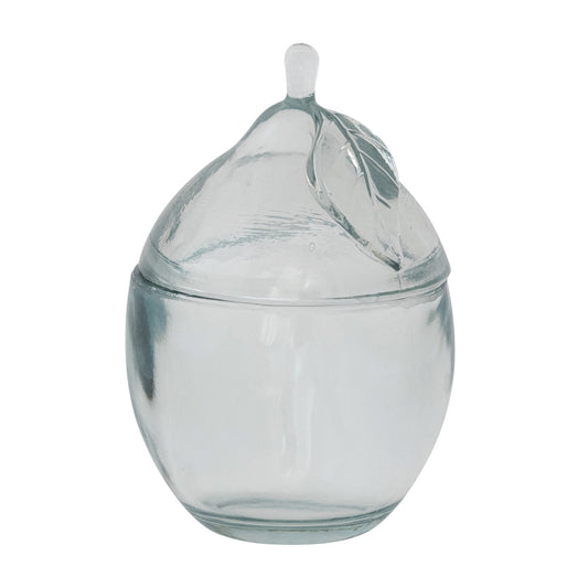 8 oz. Recycled Pressed Glass Lemon Shaped Jar