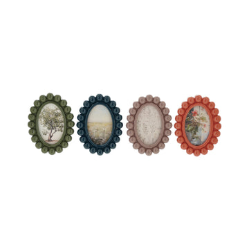 Mini Resin Ball Photo Frame Magnet