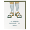 Fashionable Guy Card