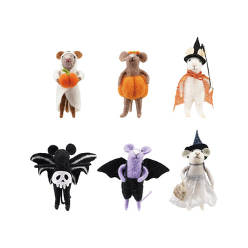 Handmade Halloween Costume Felt Mouse