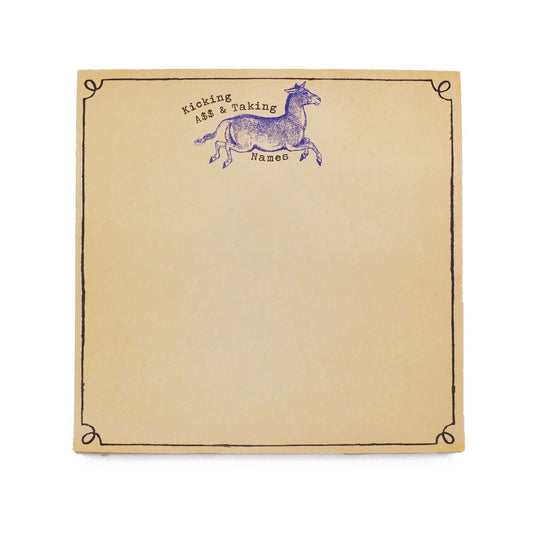 Kicking Donkey Small Notepad