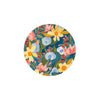 Floral printed coaster from Seedlings, showcasing flowers and berries in shades of pink, yellow, and blue.