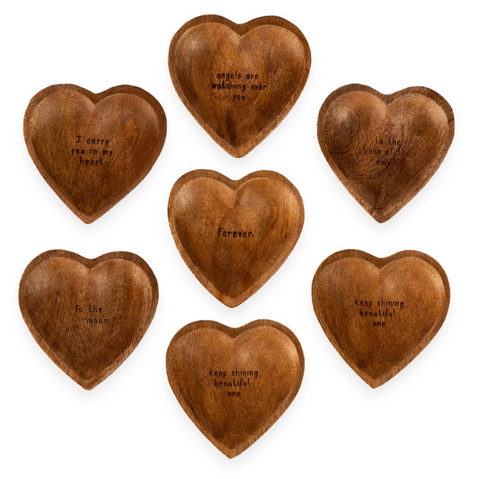 Wood Carved Trinket Tray