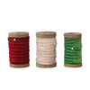 10 Yard Velvet Ribbon on Wood Spool
