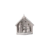 Stoneware Nativity with Tealight Holder