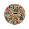 Flora & Fauna Enameled Mango Wood Tray