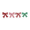 Stoneware Holiday Bow Magnet