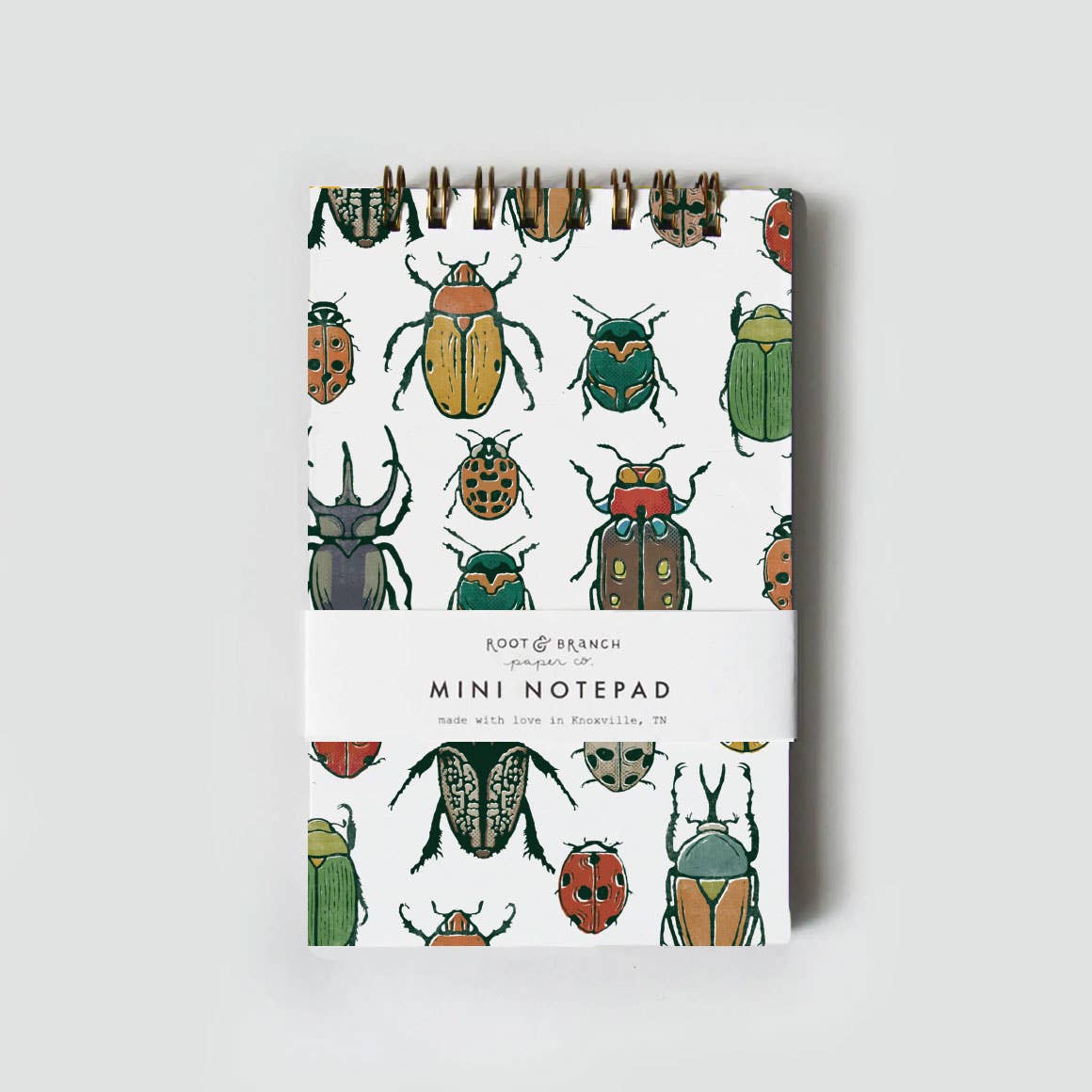Beetles Mini Spiral Notepad